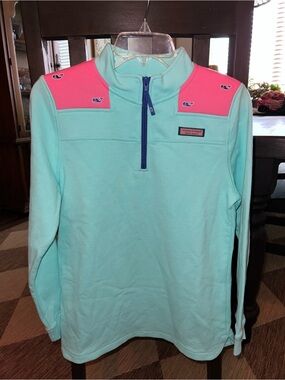 NWT Girls XL Vineyard Vines Quarter Zip Pullover